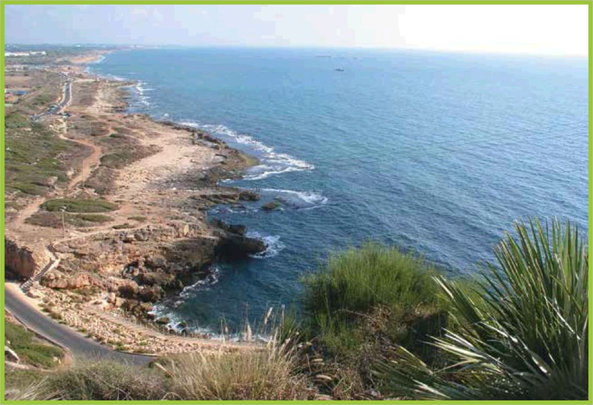 תצלום הים התיכון מראש הנקרה